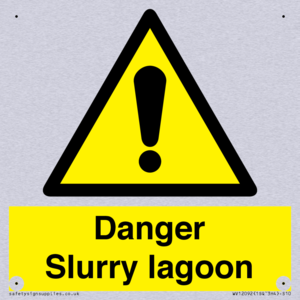 Danger Slurry lagoon
